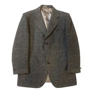 Harris Tweed &‎ Dunn & Co 42R Glenn Check Wool Sport Coat (Read Description)